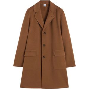 Aspesi, Heren, Mantels, Bruin, Maat: M Leer,