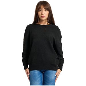 Gaëlle Paris, Dames, Truien, Zwart, Maat: S Wol,