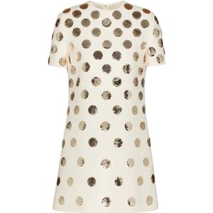 Valentino, Dames, Jurken, Veelkleurig, Maat: XS Leer,