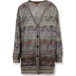 Missoni, Dames, Truien, Veelkleurig, Maat: XS Viscose,
