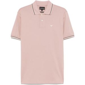 Emporio Armani, Heren, Tops, Roze, Maat: S