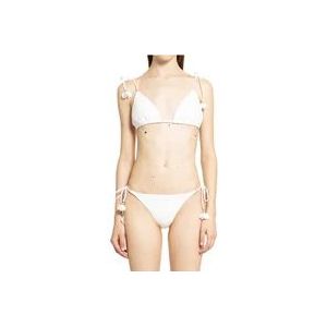 Zimmermann Bloemen Bikini , White , Dames , Maat: S