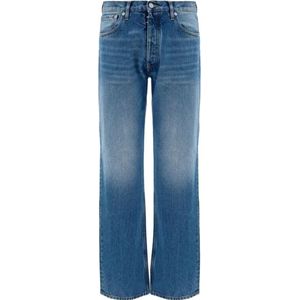 Maison Margiela, Heren, Jeans, Blauw, Maat: W32 Denim,