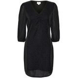 Saint Tropez - Bianasz Dress - Jurk - Zwart - ¾ Mouwen - V-hals