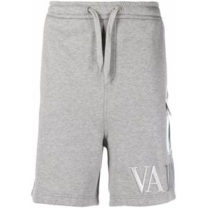Valentino, Heren, Korte broeken, Grijs, Maat: M Katoen,