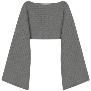 Aeron, Dames, Jassen, Grijs, Maat: ONE Size Wol,