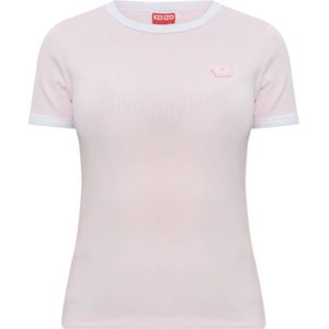 Kenzo, Dames, Tops, Roze, Maat: L Katoen,