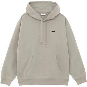 Obey, Heren, Sweatshirts & Hoodies, Grijs, Maat: S Fleece,