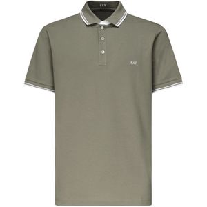 Fay, Heren, Tops, Groen, Maat: M Katoen,