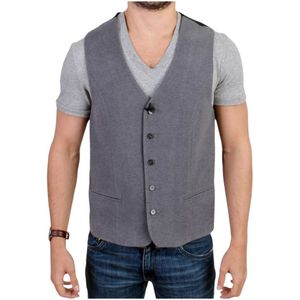 Costume National, Heren, Jassen, Grijs, Maat: M Katoen,