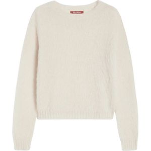 Max Mara Studio, Dames, Truien, Beige, Maat: S Mohair,