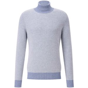 Gran Sasso, Heren, Truien, Blauw, Maat: M Wol,