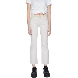 Vero Moda, Dames, Jeans, Wit, Maat: XL Katoen,