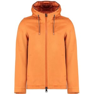 Herno, Heren, Jassen, Oranje, Maat: 2XL Kasjmier,
