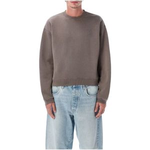 Erl, Heren, Truien, Beige, Maat: M Katoen,