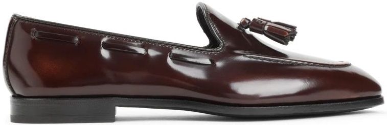 - Maidstone Tabac Calf Leather Loafers in bruin