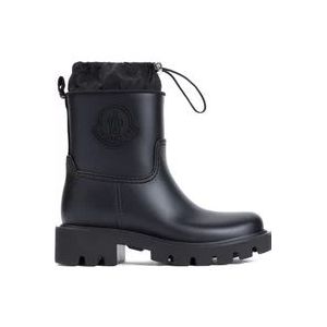 Moncler Zwarte Sneakers Stijlvolle Waterdichte Laarzen , Black , Dames , Maat: 39 EU