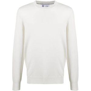 Brunello Cucinelli, Heren, Truien, Beige, Maat: L Kasjmier,
