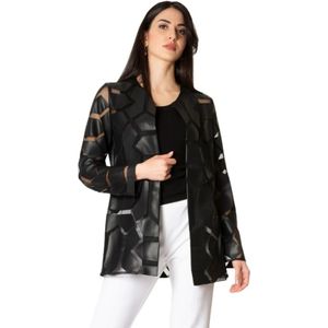 Joseph Ribkoff, Dames, Jassen, Zwart, Maat: M Poliester,