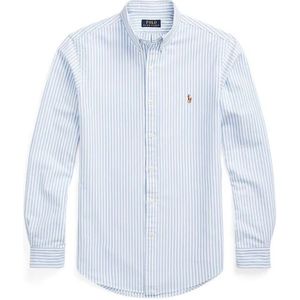 Polo Ralph Lauren, Heren, Overhemden, Blauw, Maat: 2XL