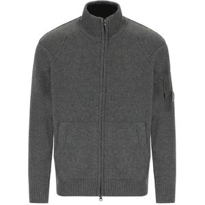 C.p. Company, Heren, Truien, Grijs, Maat: L Wol,