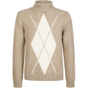 Eleventy, Heren, Truien, Bruin, Maat: S Wol,