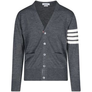 Thom Browne - Cardigan - Grijs - Wol