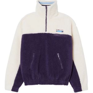 Lacoste, Dames, Sweatshirts & Hoodies, Paars, Maat: XS Fleece,