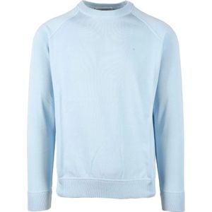 Filippo De Laurentiis, Heren, Truien, Blauw, Maat: XL Katoen,