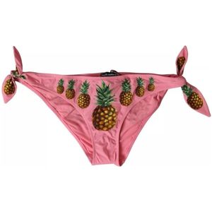 Dolce & Gabbana, Dames, Badkleding, Roze, Maat: S Nylon,