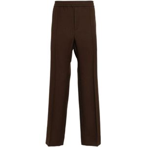 Gucci, Heren, Broeken, Bruin, Maat: L Katoen,