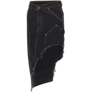 Vaquera, Dames, Rokken, Blauw, Maat: W25 Denim,