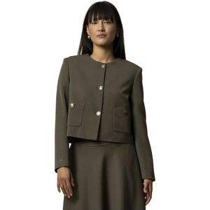 Kocca, Dames, Jassen, Groen, Maat: L Leer,