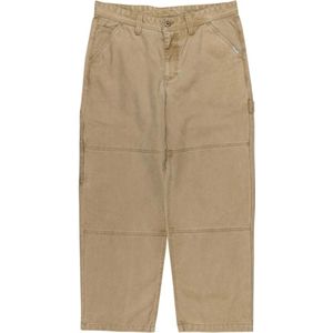 Element, Heren, Broeken, Beige, Maat: W28 Synthetisch,