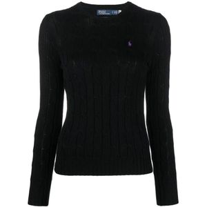 Polo Ralph Lauren, Dames, Truien, Zwart, Maat: XL Katoen,