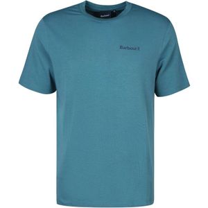 Barbour, Heren, Tops, Blauw, Maat: 2XL Katoen,