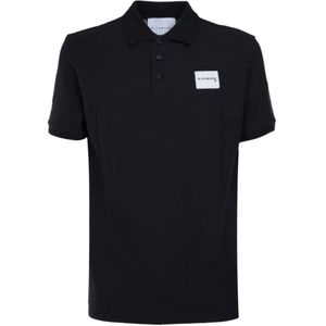 John Richmond, Heren, Tops, Zwart, Maat: L Katoen,