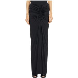 Rick Owens, Dames, Rokken, Zwart, Maat: XS Jersey,