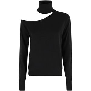 Federica Tosi, Dames, Truien, Zwart, Maat: S Kasjmier,