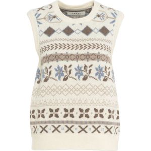 Skall Studio, Dames, Truien, Veelkleurig, Maat: S Wol,