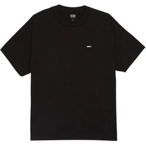 Obey, Heren, Tops, Zwart, Maat: XL Lame,