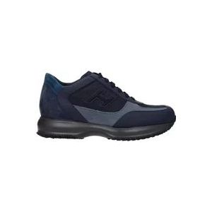 Hogan Blauwe Sneakers Interactieve Stijl , Blue , Heren , Maat: 39 1/2 EU