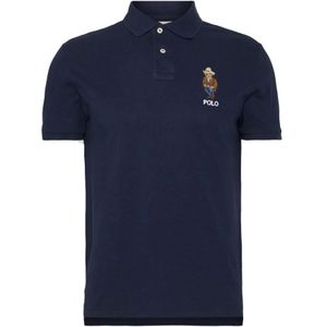 Polo Ralph Lauren, Heren, Tops, Blauw, Maat: S Katoen,