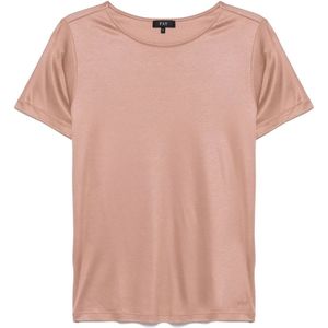 Fay - Klassieke Poloshirt - Roze - Katoen - Korte Mouwen