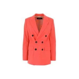 Dsquared2 Blazer Jas VTS , Red , Dames , Maat: 2XS