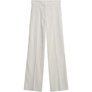 Cinque, Dames, Broeken, Wit, Maat: M Corduroy,