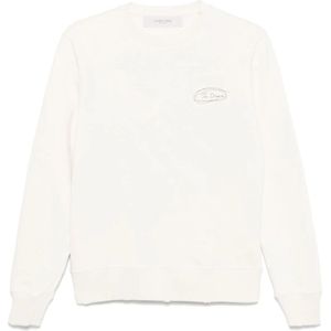 Golden Goose, Dames, Sweatshirts & Hoodies, Beige, Maat: L Katoen,