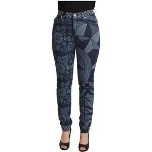 Dolce & Gabbana, Dames, Jeans, Blauw, Maat: 3XS Katoen,