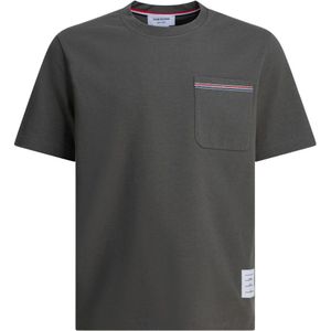 Thom Browne, Heren, Tops, Groen, Maat: S Katoen,