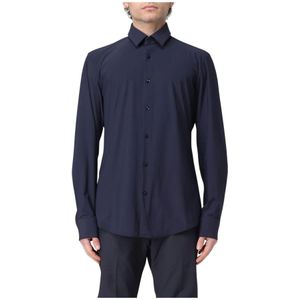Hugo, Heren, Overhemden, Blauw, Maat: XS